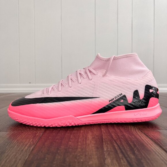 Nike Zoom Superfly 9 Academy IC Indoor Soccer Shoes DJ5627-601 Mens Size 10 Pink - Picture 2 of 15